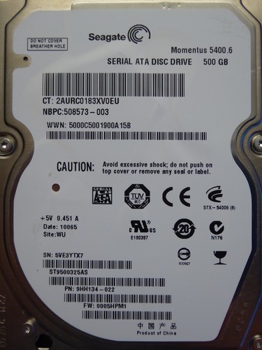 Seagate st9500325as 5ve - seagate, |