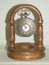 Holz taschenuhrenständer - holz,