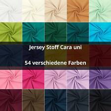 Jersey Stoff Cara, Baumwolljersey, uni (Meterware ab 0,50m)