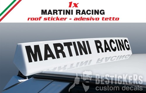 Martini racing aufkleber - martini,