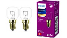 2x Philips Backofenlampe E14