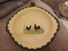 Zeller Keramik Hahn und Henne Kinder Warmhalteteller