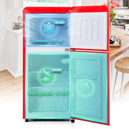 Sonnenh retro kühlschrank - sonnenh, rot