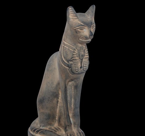 Statue katze bastet bast mit - katze,