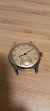 VINTAGE HELVETIA Handaufzug Herren-Uhr Patina Kleine Sekunde Defekt/Bastler 40er