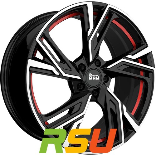 Mam rs5 black front - black,
