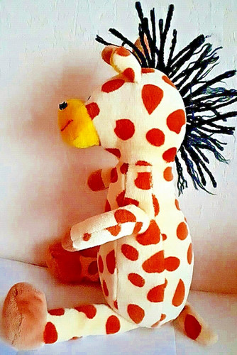 Stofftier giraffe marke escha - stofftier,