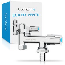 Bächlein Universal Gerätezusatzventil Eckfix Geräteventil Maschinenanschluss