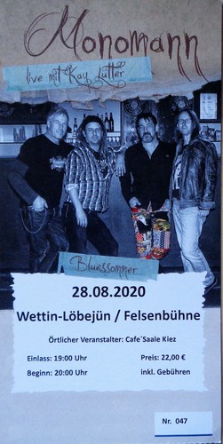 Fan ticket monomann - fan, 28.08.2020