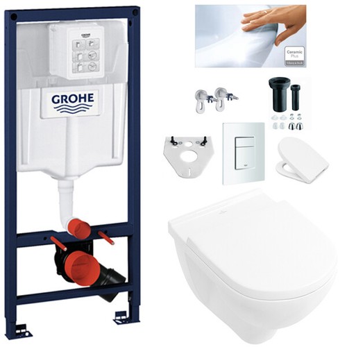 Grohe rapid set - grohe-rapid-sl-wc, set,villeroy