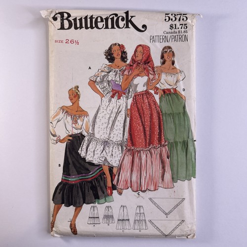Butterick 5375 volkstracht - butterick,