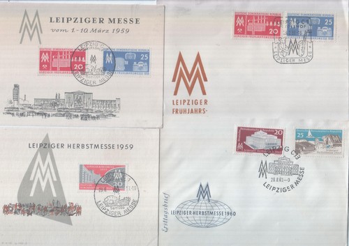 Posten ddr messebelege - x, ddr-messebelege