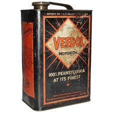 Pre-War VEEDOL Motor Oil Can 1