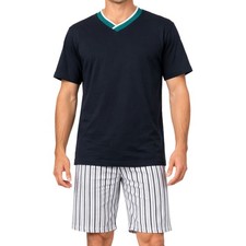 Herren Schlafanzug kurz 100%