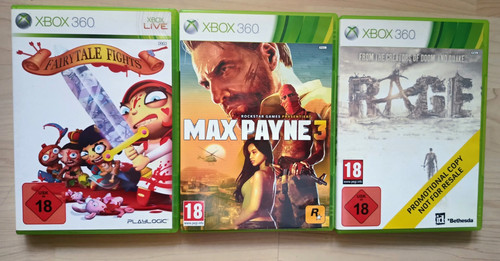 Xbox 360 spiele 3er - 360,