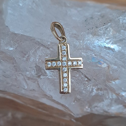 Kreuzanhänger gelbgold 585 - kreuzanhänger,