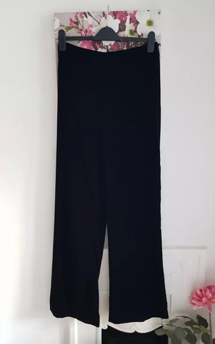 Schwarze samthose von zara - schwarze,