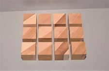 12 Stk. Würfel  Kambala/Birke