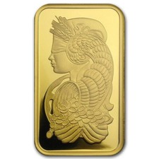 GÖTTIN FORTUNA - PAMP SUISS / SCHWEIZ - 999 GOLD - GOLDBARREN - WIE GOLDMÜNZE !