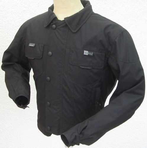 Motorrad jacke schwarz - jacke, textil