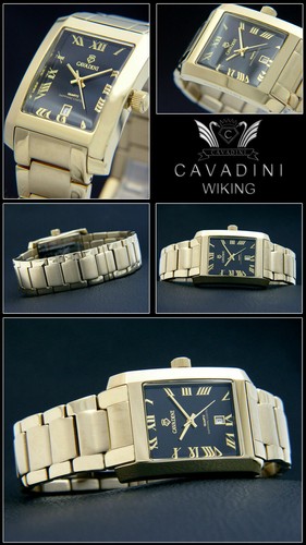 Cavadini herrenuhr massiv - cavadini,