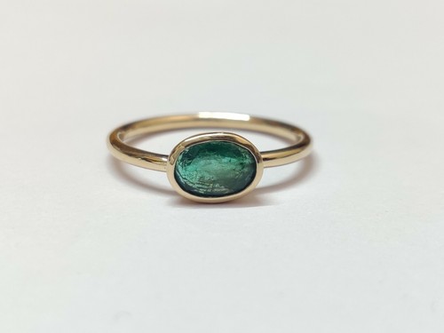 14k gold smaragd ring 1 - 14k, 1.1