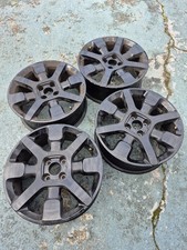 Original Citröen C3 C4 Alufelgen Schwarz Cactus Cross Noire 9800494077 Felgen 17