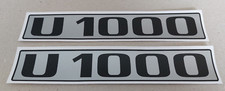 Unimog Aufkleber Typenschild U