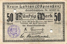 Labiau - Kreis - 50 Mark -