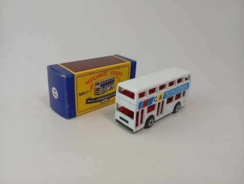 Matchbox mb17 london bus white - london,
