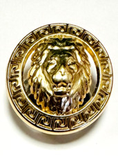 Knopf Löwenkopf 1 Stk Farbe