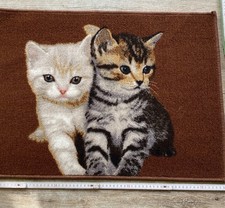 Fußabstreifer  Motiv Katzenkinder