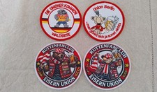 4er Set Union Berlin Aufnäher