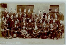 13237344 - Karnevalsverein Gruppenfoto Koeln, Karneval 1914