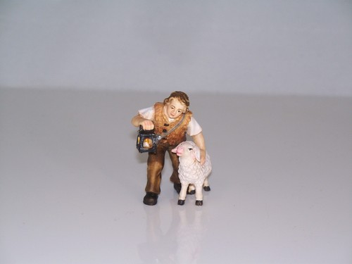 Holz krippen figur - holz, hirtenbub