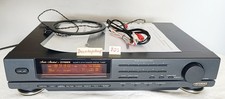 #703 Tuner Fisher FM-9060 schwarz mit Kabel + Antenne + Cinchkabel + BDA