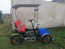 Rikscha Surrey-Fahrrad Tandem Mehrpersonenfahrrad