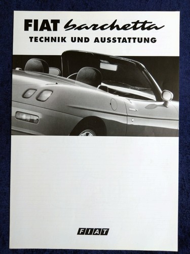 Fiat barchetta prospekt - fiat, 5.1995
