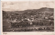 AK Ebingen Blick auf den Ort Panorama Kleinformat 1940 sw 2