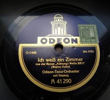 0456/ ODEON-TANZ-ORCH.-Ich weiß ein Zimmer-SCHLAGER goldene 20er-78rpm Schellack