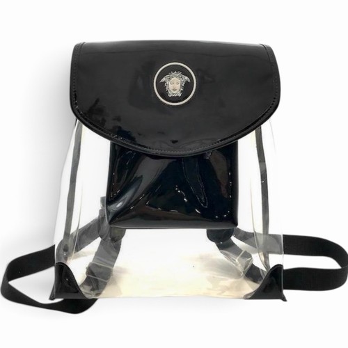 Versace clear black vinyl - clear, x