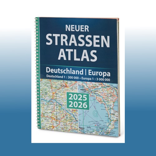 Neuer straßenatlas 2025 - straßenatlas,