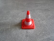 Playmobil Baustelle Absperrung Pylone Verkehrsleitkegel