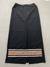 More & More Damen Maxirock schwarz Stickerei Gr. 38 M Nylon Polyester Boho