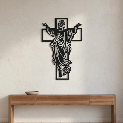 Metallkreuz wanddeko - metallkreuz,