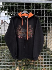 Vintage Zip Hoodie Harley Davidson 2015/2018’S Motorcycle Biker Sweatshirt Y2k
