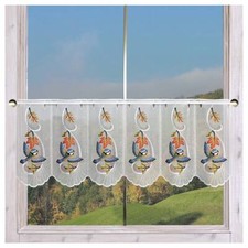 Scheibengardine Herbstwind mit