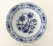 DDR Vintage Kahla Porzellan Teller Suppenteller 24cm Essteller Zwiebelmuster