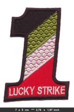 LUCKY STRIKE Aufnäher Patches Motorrad Rennsport Suzuki Racing Team Moto GP
