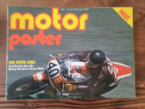 Motor poster 1975 - motor,
